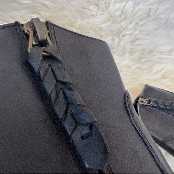 Joie Dalton Black Smooth Leather Bootie 6.5 - Picture 5 of 7